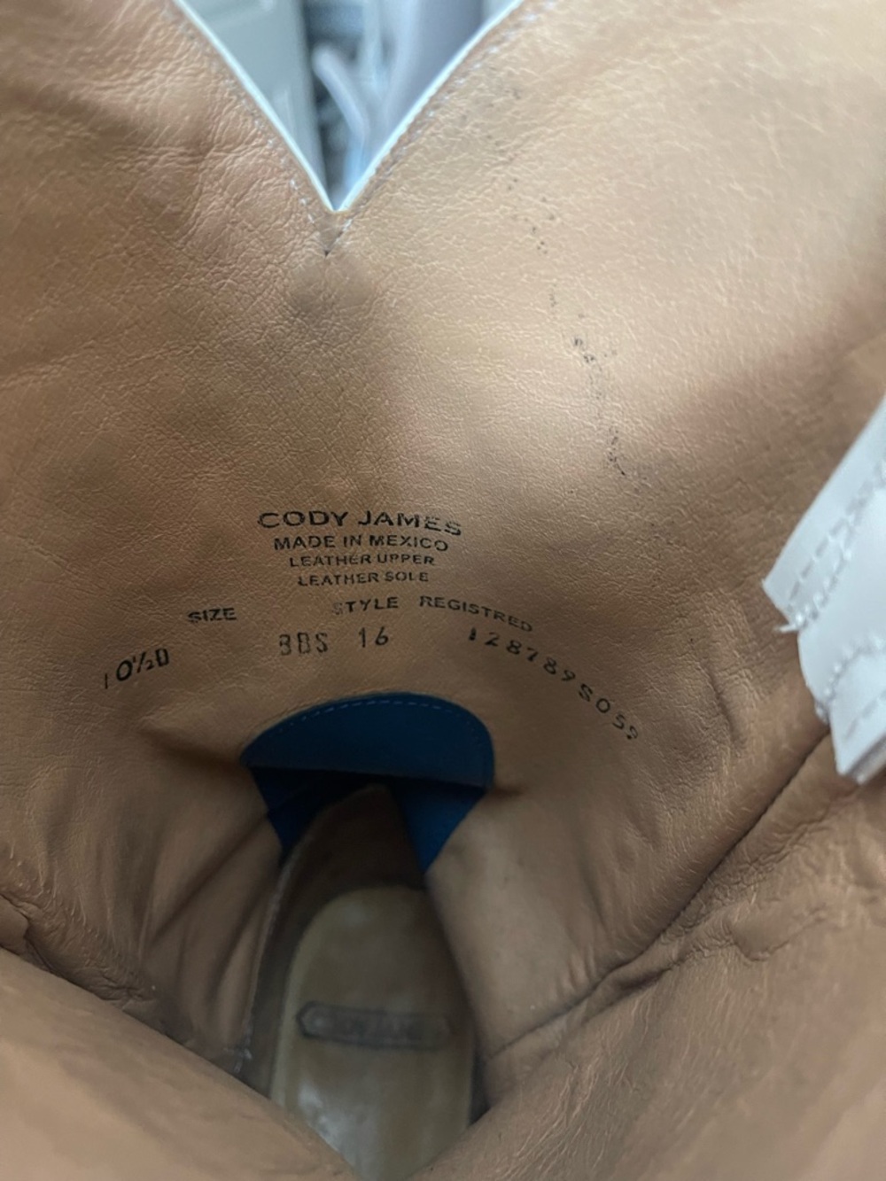 Cody James Men's Tan Leather Boots